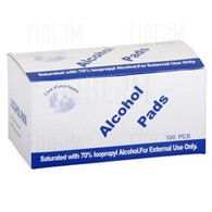ALKO-PAD alkoholgetränkte Tücher (Packung mit 100)
