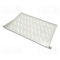 1U 300mm Reinforced Gray Rack Shelf with Supports