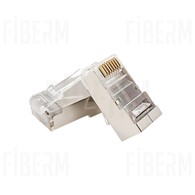 RJ-45 8p8c Shielded Wire Connector Pack of 100