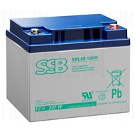SBL 40Ah 12V SBL 50-12HR Gewinde intern M6 Batterie