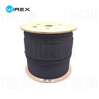 WIREX Kabel instalacyjny zewnętrzny U/UTP CAT6 PE rolka 500metrów WIC-6-U-PE-50-BL