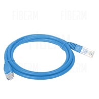WIREX CAT5E UTP LSOH Bezpečný patch kabel 1m Modrý WPC-5-U-LS-1-BU