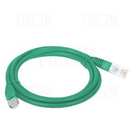 WIREX CAT5E UTP LSOH Bezpečný patch kabel 1m Zelený WPC-5-U-LS-1-GR