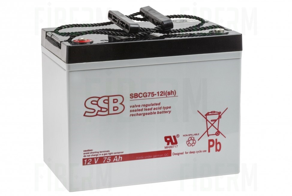 Akumulator SBCG 75Ah 12V 75-12i (sh) gwint wewnętrzny M6