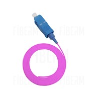 FIBERM Pigtail SC/UPC 1m Multi-Mode OM4 Pink Easy Strip Loose Tube