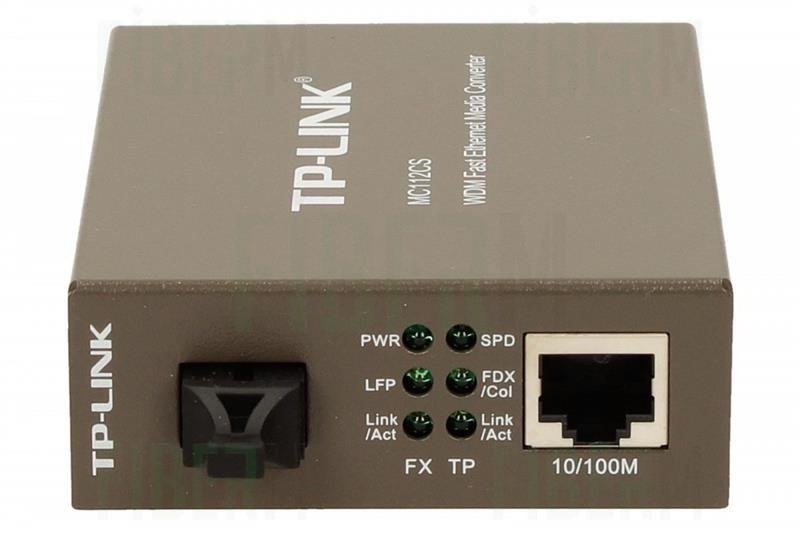 TP-LINK MC112CS media konwerter WDM TX 1310 1xSC/UPC 1xRJ45 10/100